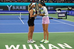 Российская теннисистка одержала победу на турнире WTA в Ухане в парном разряде